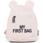Childhome My First Bag Teddy Off White rygsæk til børn 20x8x24 cm