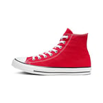 Converse Unisex-Adult Chuck Taylor All Star Hi-Top Trainers, Red (Red)- 4 UK