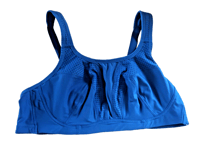 M&S Good Move Blue Wire Free Crossover Back Ultimate Impact Sports Bra UK 42A