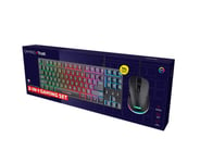 Trust Pack Gaming Clavier Thado + Souris Filaire Ybar