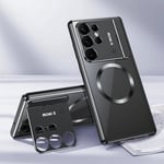 INF Magnetisk suge-foldebrakett Aromaterapi-telefonveske til Samsung Samsung Galaxy S21 Ultra