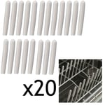 Universal Dishwasher Basket Cage Rack Drawer Prong Cover Protector Caps - 20 Pk