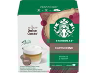 Coffee capsules compatible with NESCAFE(r) Dolce Gusto(r) Starbucks Cappuccino, 6 + 6 pcs.