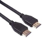 PremiumCord 8K Ultra High Speed Câble HDMI 2.1 M/M 48Gbps avec Ethernet, Compatible avec Vidéo 8K@60Hz, Deep Color, 3D, eARC, HDR, 3x Blindé, Connecteurs plaqués Or, Noir, 3 m
