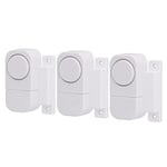 UNITEC Window and Door Alarm Set of 3 with Magnetic Contact