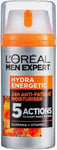 L'Oreal Men Expert Hydra Energetic Anti-Fatigue Moisturiser for Men, 100ml