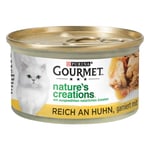 Gourmet Nature's Creations 12 x 85 g - Kylling med tomat & spinat