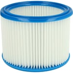 vhbw filtre rond à plis compatible aspirateur,aspirateur multifonction Nilfisk Aero 400, 440, 600, 640, 800 A, 840 A