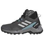 adidas Women's Eastrail 2.0 Mid RAIN.RDY Hiking Sneaker, Grey Five/Dash Grey/core Black, 9.5 UK