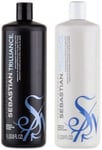 Sebastian Professional Trilliance Shampoo 1000ml  & Conditioner 1000ml