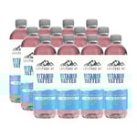 12 X Latitude 65 500 Ml Vitaminvatten - Hallon/blåbär