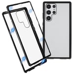 Samsung Galaxy S22 Ultra 5G skal i härdat glas - Svart