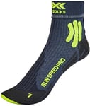 X-Socks Run Speed Pro 4.0 Chaussette de Course Gris Hommes Taille 39-41