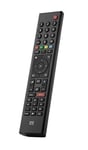 One For All Grundig TV remote control - Works with ALL Grundig TVs/Smart TVs - the ideal replacement TV remote control - URC1915, black