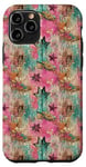 iPhone 11 Pro Vintage Turquoise & Pink Cowboy Boots Rodeo Cowgirl Rustic Case