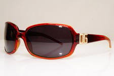 Dolce & Gabbana Brown Gold Diamante Womens Vintage Sunglasses D&G 810 K85 28655