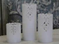 Batteriljus (Storlek: 15 x 7,5 cm)
