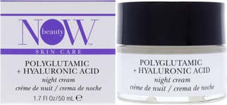 NOW Beauty Polyglutamic plus Hyaluronic Acid Night Cream - Regenerating, Deeply 