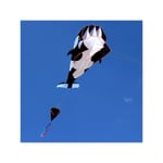 3d Kite Frameless Huge Whale Soft Outdoor Sports Kids Toy Black
