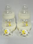 MAM Easy Start Self Sterilising Anti-Colic New Born Size 0 Baby Bottle 2x130ml