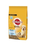 Pedigree Puppy & Medium Dog Vital Complete Dry Food Chicken & Rice 10kg Free P&p