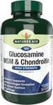 Natures Aid Glucosamine, MSM and Chondroitin with Vitamin C, 180 Tablets
