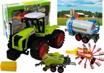 Farm Cars Set Kratta Press Lean Toys