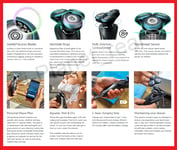 Shaver Philips Series 7000 Dry Wet Electric Cordless Men Sensitive Geniune Glide