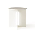 Audo Copenhagen - Androgyne Side Table Ivory Ivory Base - Småbord & sidobord - Danielle Siggerud - Beige,Svart