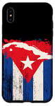 Coque pour iPhone XS Max Drapeau Cuba Support Patrimoine Cubain Carte de pays île Graphique