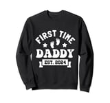First Time Daddy 2024 New Soon To Be Father 1st Fathers Day Sweatshirt