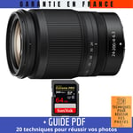 Nikon Z 24-200mm f/4-6.3 VR + 1 SanDisk 64GB UHS-II 300 MB/s + Guide PDF 20 techniques pour réussir vos photos