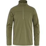 Fjallraven 87113-620 Abisko Lite Fleece Half Zip M Sweatshirt Men's Green Size M