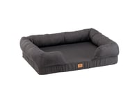 Ferplast Hundeseng, Memory Skum, Vaskbar, Stor, Grå, 93 X 73 X H 22,5 Cm