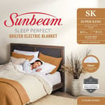 Sunbeam BLQ5481 Sleep Perfect Quilted Electric Blanket - Super King