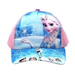 Barn Flickor Frozen Mesh Baseball Cap Justerbar Solskydd Hatt Sport Keps Presenter