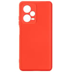 Case for Redmi Note 12 Pro & Poco X5 Pro Semi-rigid Soft-touch Fast Cover Red
