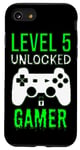 iPhone SE (2020) / 7 / 8 Level 5 Unlocked Gamer - Funny Gamer 5th Birthday Case