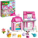 LEGO LEGO® 10942 DUPLO® Disney® La maison et le café de Minnie, Maison poupée avec Daisy, jouet enfant 2 ans plus