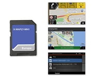 Xzent X-MAP27-MH1:Micro Carte-SD avec Campeur GPS pour Xzent Infotainer X-F270, Cartes pour Europe, Camping P. O. I.Paquet