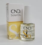 100% Authentic CND SOLAR OIL Nail & Cuticle Conditioner 15ml .5 fl. oz.