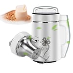 DAETNG Automatic Soup Maker - 6 in 1 Hot or Cold Soup Maker Plus Soy Milk, Rice Cereal Congee Maker More - 4 Blades, Cool Touch, Durable Stainless Steel with Auto Clean Function