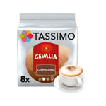 Tassimo Coffee Pods Gevalia Cappuccino 10 Packs (Total 80 Drinks)