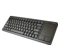 Omega Wireless Keyboard Us Smarttv Okb004b, Black (43666)