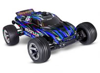 Traxxas Rustler 2WD 1/10 RTR TQ BL-2s EHD Blå