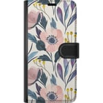 Motorola Edge 40 Pro Svart Plånboksfodral Blomsterglädje