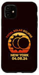 iPhone 11 2024 Solar Eclipse New York Trip NY Path Of Totality April 8 Case