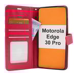Crazy Horse Wallet Motorola Edge 30 Pro (Hotpink)