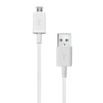 Samsung Micro USB Data & Charge Cable - 1M - White For Mobile Phones New Uk 