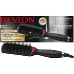 Revlon One Step Straight & Shine Hair Straightening Heated Hair Brush-RVST2168UK